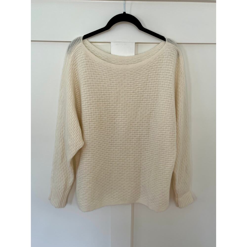 Pure Collection 100%‎ Cashmere Pullover Sweater Cream